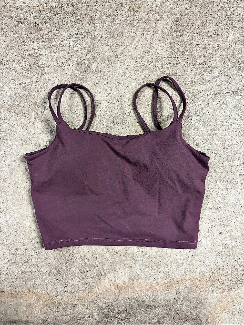 HALARA Twist-Back Bra Top Purple